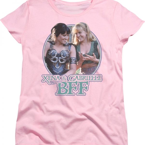 Womens Always BFF Xena Shirt 90S3003 Small Official 90soutfit Merch