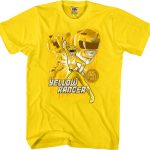 Yellow Ranger Mighty Morphin Power Rangers T-Shirt 90S3003 Small Official 90soutfit Merch